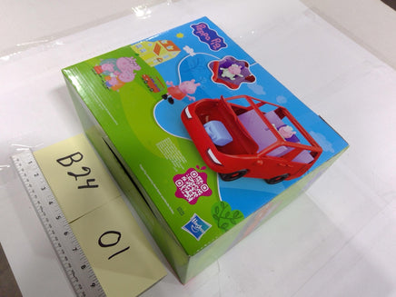 Peppa Pig Peppa's Big Family Car Vehicle Playset Hasbro Red Kids Toy 3+ New