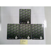 Minecraft Notebooks Kids 10.5x8 Green New 4-Pack Creeper Wide Ruled 70 Sheets