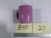 Pink Ceramic Coffee Mug Winking Smile Face Novelty Cup Modern Cute Decor