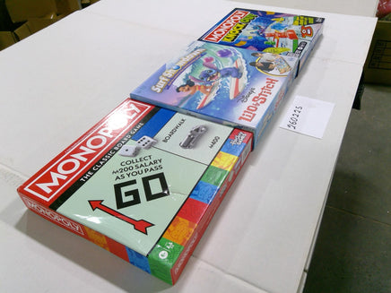 Hasbro Monopoly Surf Showdown Lilo & Stitch Knock Out Family Game Lot New Sealed