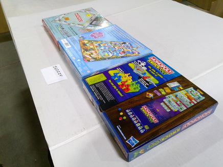 Hasbro Family Board Game Lot Monopoly Disney Lilo & Stitch Knock Out New Sealed