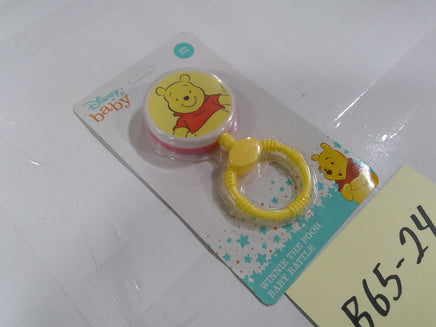 Disney Baby Winnie The Pooh Spinner Rattle Toy Infant Girl BPA Free Yellow