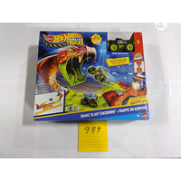 Hot Wheels Monster Trucks Snake Slam Takedown Kids New Bone Shaker Track Set