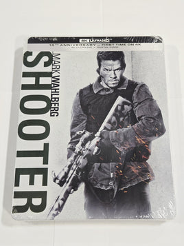 Shooter 15th Anniversary 4K Ultra HD Blu-ray Steelbook New Sealed Mark Wahlberg