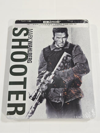 Shooter 15th Anniversary 4K Ultra HD Blu-ray Steelbook New Sealed Mark Wahlberg