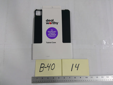 Deal Worthy Folding Folio Case IPad Air 10.9 11 Pro/Air Black Tablet Stand Cover