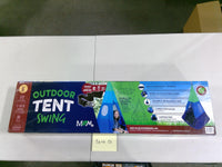 M&M Outdoor Tent Swing Kids 5+ Hanging Play Tent Seat Blue Green Toy New