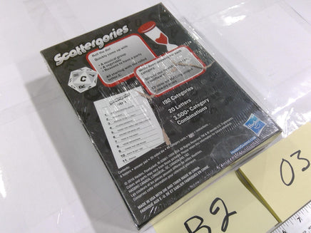 Hasbro Scattergories Word Board Game 2-6 Players 12+ Family Party New Sealed