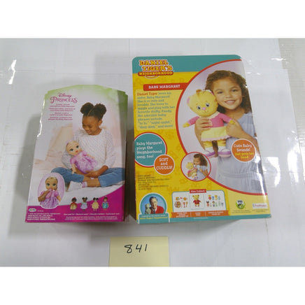 Disney Princess Rapunzel & Daniel Tiger Baby Margaret Toy Set New NIB Purple