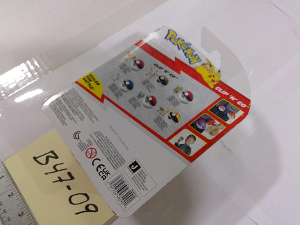 Pokemon Mareep Clip 'N' Go Action Figure 8in Jazwares Ultra Ball Yellow Toy