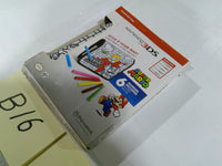 Nintendo 3DS PowerA Super Mario ColorCraft Carry Case 6 Markers Black Open Box