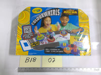 Crayola ColourWhirls Arena Art Set Drawing Game 4 Toys 2 Ramps 16 Markers New