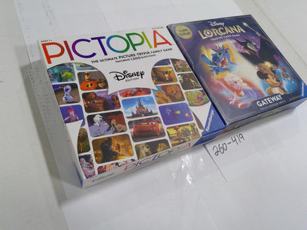 Ravensburger Disney Pictopia Lorcana Gateway Family Trivia Game Lot New Sealed