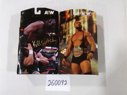 AEW All Out PPV Limited Edition Killswitch Wardlow Wrestling Figure 2-Pack Lot