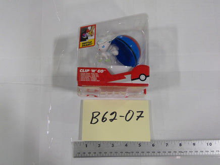 Pokemon Lola Clip 'N' Go Vulpix Great Ball Action Figure Jazwares Toy White