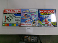 Hasbro Monopoly Surf Showdown Lilo & Stitch Knock Out Family Game Lot New Sealed