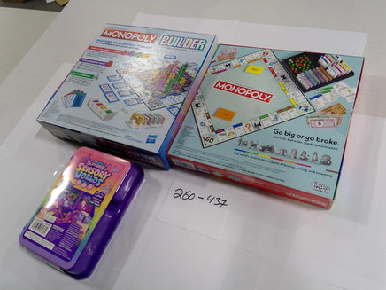 Mixed Lot Monopoly Builder Classic Slimygloop Sensory Worlds Game Lot New Sealed