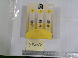Member's Mark Body Sunscreen Spray SPF 50 27.3oz 3 Pack Broad Spectrum New