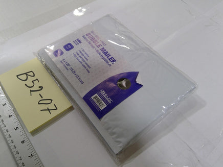 Bazic Self-Seal Poly Bubble Mailers #0 6x9.25 White 4 Pack Water Resistant