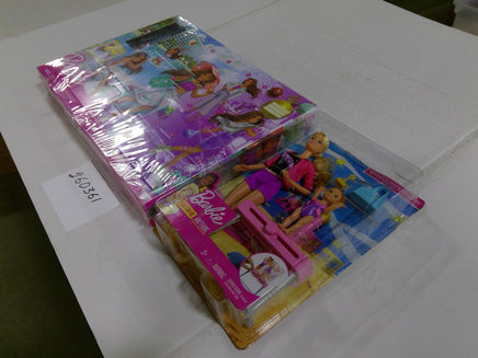 Mattel Barbie Doll Playset Lot Advent Calendar 24 Surprises Gymnastics Coach
