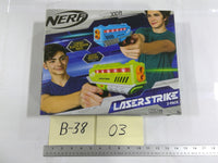 Nerf LaserStrike 2-Pack Laser Tag Blaster Toy Set 8+ Shoots 300ft Blue Green
