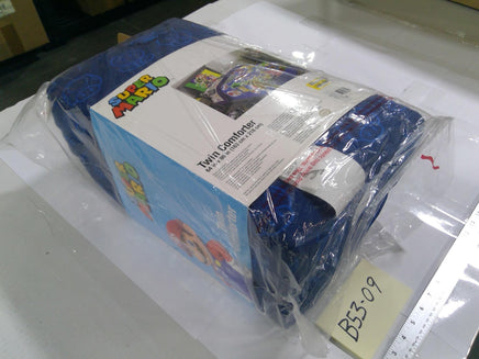 Super Mario Twin Comforter 64x86 Kids Multicolor Mario Luigi Video Game Bed