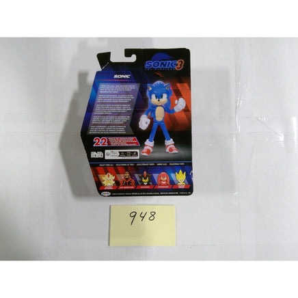 Jakks Sonic the Hedgehog Action Figure Kids 5in Blue New Sonic 3 Movie Toy