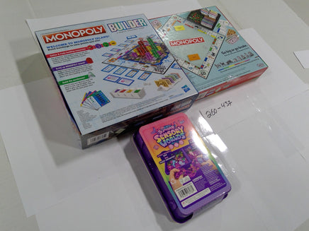 Mixed Lot Monopoly Builder Classic Slimygloop Sensory Worlds Game Lot New Sealed
