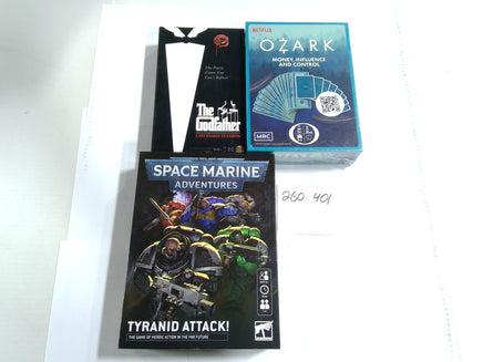 Ozark Godfather Space Marine Adventures Game Lot New Sealed Various Brands