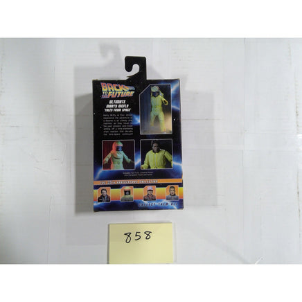 NECA Back to the Future Marty McFly Tales From Space 7" Figure Yellow Excellent