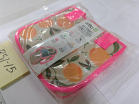 Ello Reusable Lunch Tote Bag Kids Orange Fruit Print Machine Washable Foldable