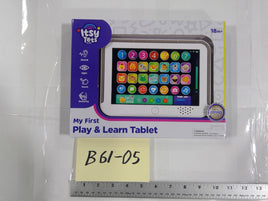 Itsy Tots My First Play & Learn Tablet 18m+ Numbers Letters Toy Multicolor