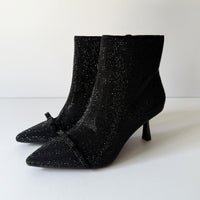 INC International Concepts Boots Womens Size 6.5 Delphia Rhinestone Pointed Toe