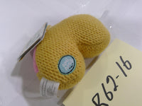 Ami Amis Plush Toy Mini Yellow Donut Dessert Knit Pink Frosting Sprinkles New