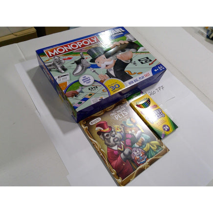 Hasbro Monopoly Giant Edition Board Game Kids Unisex Blue Excellent Crayola Set