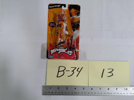Miraculous Rena Rouge Action Figure Playmates Toys 5in Super Poseable Toy Orange