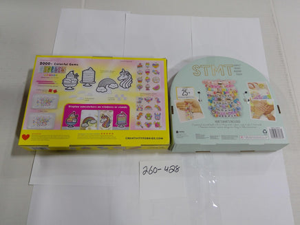 Creativity For Kids Big Gem Diamond Painting & Jewelry Spinner 2pc Kit Lot New