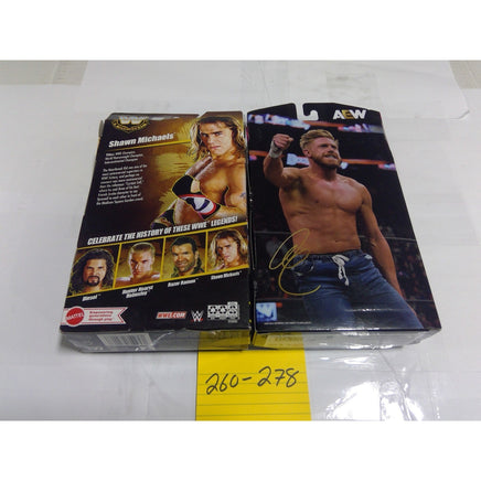 Mattel AEW WWE Action Figure Lot Shawn Michaels Orange Cassidy Multi NEW GOOD