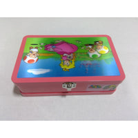Nintendo Super Mario Princess Peach 3D Supply Box Kids Pink Metal Tin Excellent