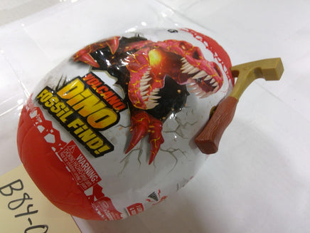 Robo Alive Volcano Dino Fossil Find T-Rex Egg Set ZURU Light Up Red Toy New