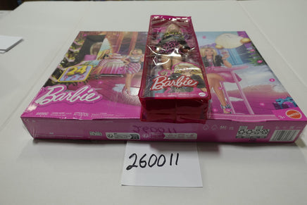 Barbie Advent Calendar Doll Set + Barbie Fashion Doll Case Lot New In Box Mattel