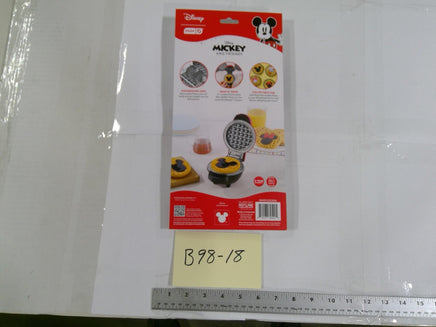 Disney Dash Mickey & Minnie Removable Mini Waffle Plates Set Of 2 Gray Metal