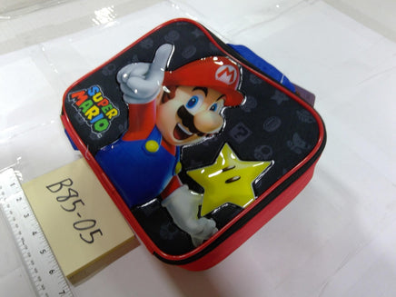 Super Mario Kids Lunch Box 10" Multicolor Nintendo School Bag Soft Case Handle