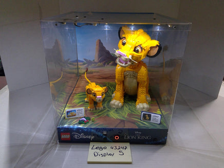 LEGO Disney Lion King 43247 43243 Lighted Display Case Clear Acrylic Retail