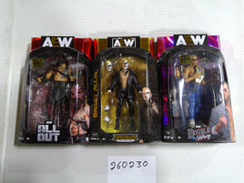 AEW PPV Limited Killswitch Darby Allin Orange Cassidy Figures Lot Jazwares