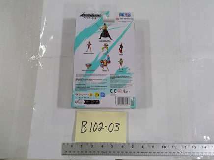 One Piece Anime Heroes Roronoa Zoro Three Sword Style Figure Bandai Namco New