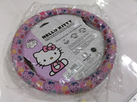 Hello Kitty Steering Wheel Cover Fits 14.5-15.5 In Wheels Pink Purple Kawaii