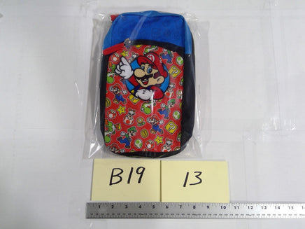 Super Mario Bros Kids Mini Backpack Mario Yoshi Toad Red Blue New Glossy