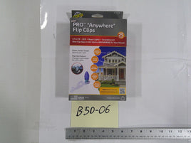 Max Pro Anywhere Flip Clips 25ct Clear Gutter Light Hooks Outdoor Christmas