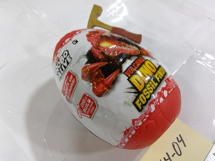 Robo Alive Volcano Dino Fossil Find T-Rex Egg Set ZURU Light Up Red Toy New